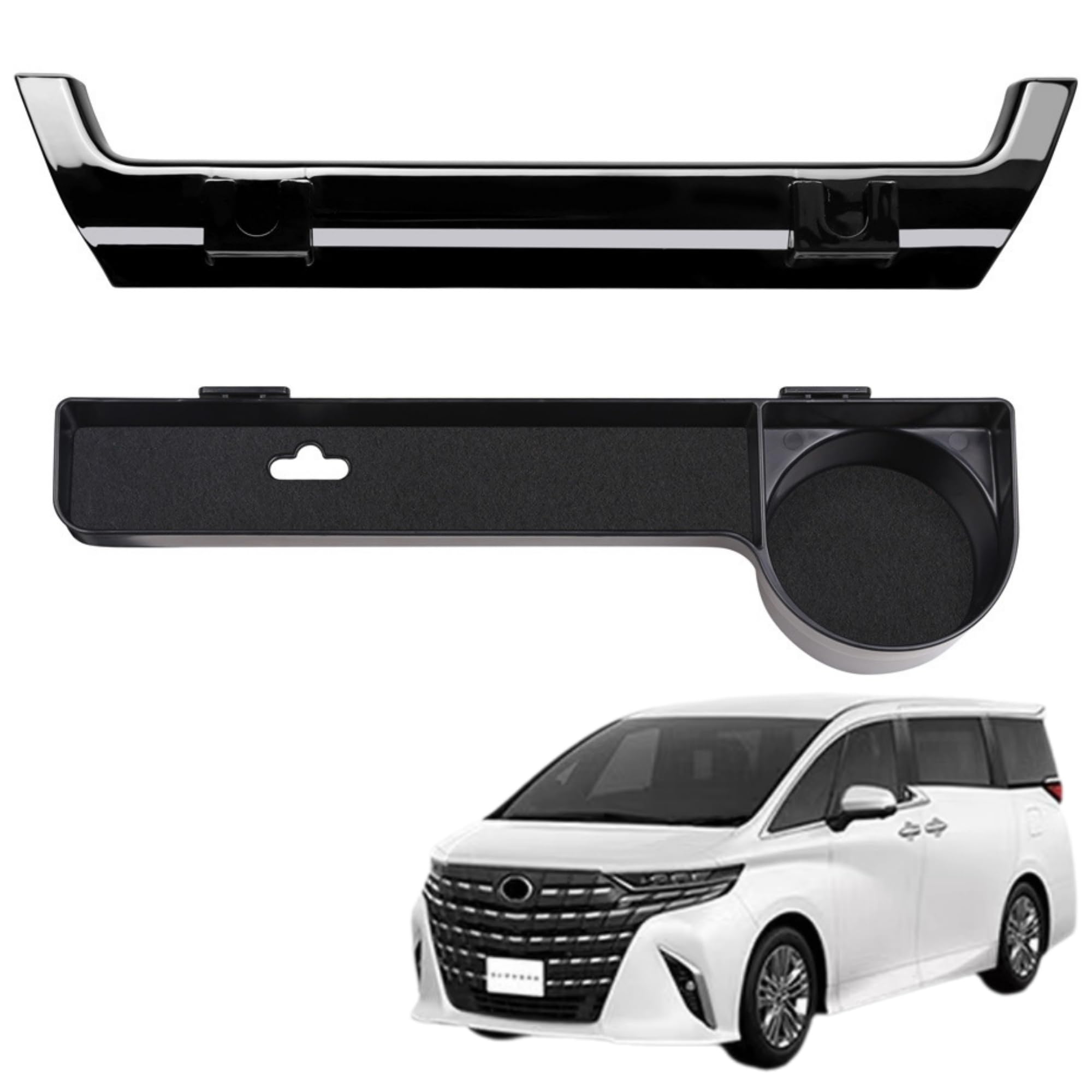 

EopTatoo Совместимый с Alphard Vellfire 40 серии держатель для смартфона, расширяемый консольный ящик для хранения Smartphone holder