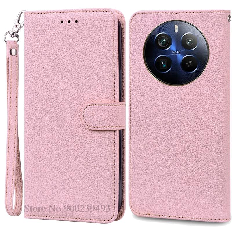 For Realme 12 Pro Plus Case Leather Wallet Flip Cover Phone Case For Realme 12 Pro 5G Case Coque Fundas For Realme 12 Pro+ Cover