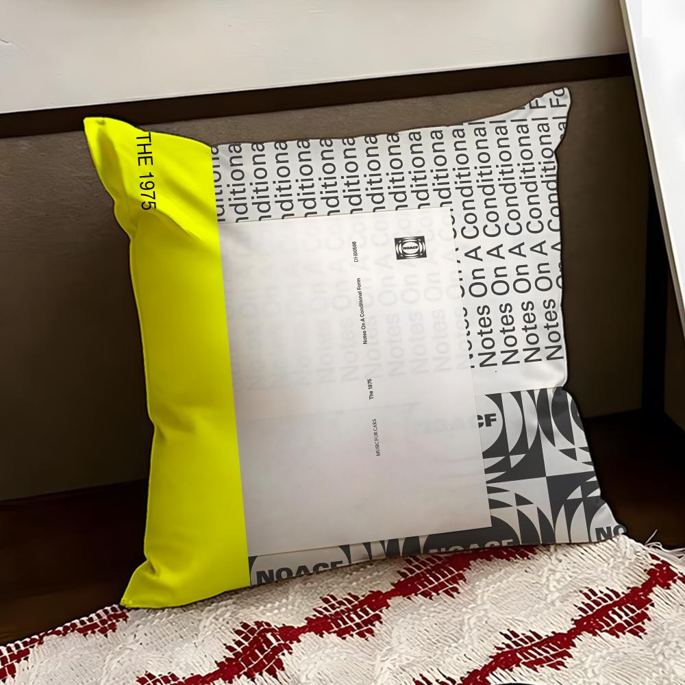TThe 1975S Band Cushion Cover Reversible Soft Durable Pillow Cover Home  Car MultiScene Use for Daily Comfort