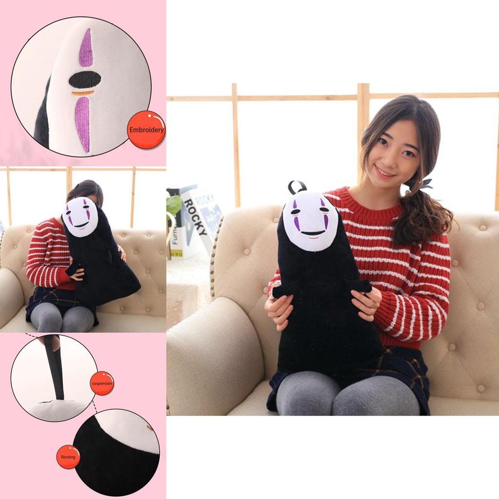 Enchanting 60cm Spirited Away No Face Man Soft Plush Toy For Kids And Collectors