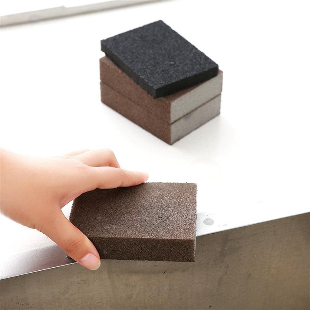 Kitchen Nano Emery Sponge For Kitchen Sponge For Pan Brush-2PC
