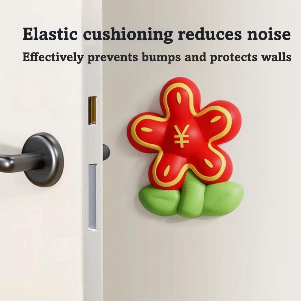 Shock-Absorbing Dopamine Door Stopper Wall-Mounted Door Handle Protector Door Handles
