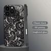 Black Lace Style Cool Girl Pattern Glass Phone Case For iPhone 11 12 13 14 15 16 17 Pro Max 16E 17 Air 7 8 Plus XR XS X Cover