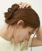 S'Secondo Simple Matte Twist Hair Clip_Chic Black