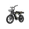 KOOLUX X9 PRO Electric Bicycle For Adult 750W Motor 48V 15.6AH*2 Dual Batteries 20 Inch Fat Tire Mountain Electric Bike