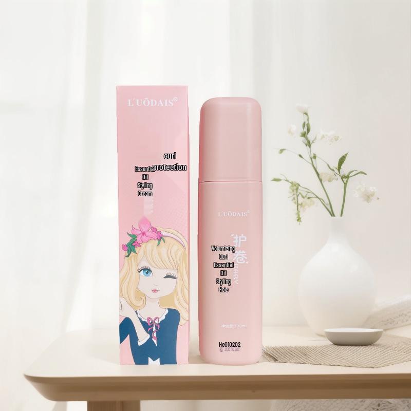 LODESH Volume Curl Styling Cream 300ML - Curl Enhancing, Leave-In Conditioner for Elasticity and Goddess Shine.