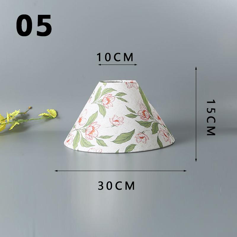 New Chinese Style Living Room Floor Lamp Shade DIY Replacement Lamp Cover E27 Fabric Home Decor Tabletop Lampshade