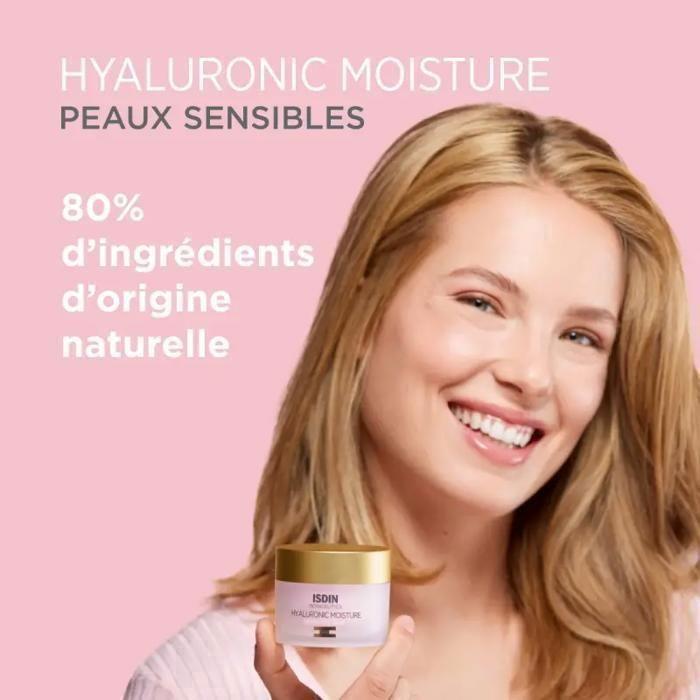 Isdin Isdinceutics Prevent Hyaluronic Moisture Crème de Jour Peaux Sensibles 50 g