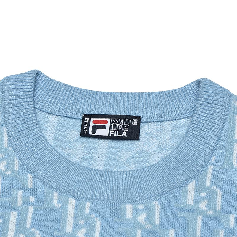 New FILA Knitwear Women's Hanging Clock Blue F11W448406F-LB