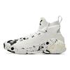 Anta KT4 Comfortable Cushioning Slip Resistant Abrasion Resistant High Top Basketball Shoes Men's White Black 11941104S-1