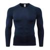 Herren Quick-Dry Enganliegendes Langarm-Sport-T-Shirt
