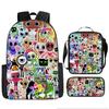 Dandy'S World Student School Bag Dandy'S World Cartoon Cute Backpack Three-Piece Set Satchel Bag Pencil Case