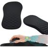 Ergonomische Handgelenkauflage Mauspads Bequeme Handgelenkstütze Rutschfest Hochelastische Memory-Schaumstoff-Matte für Home Office Computermaus