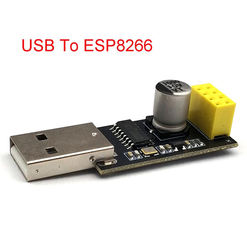 ESP01 Programmer Adapter UART GPIO0 ESP-01 Adaptaterr ESP8266 CH340G USB To ESP8266 Serial Wireless Wifi Developent Board Module
