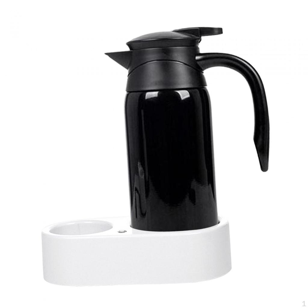 12V 24V 800ml Car Kettle Electric Water Heater Bottle Versatile Portable for Long Time Self