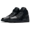 Air Jordan 1 Mid 'Triple Black' 2020 Herren 554724-091