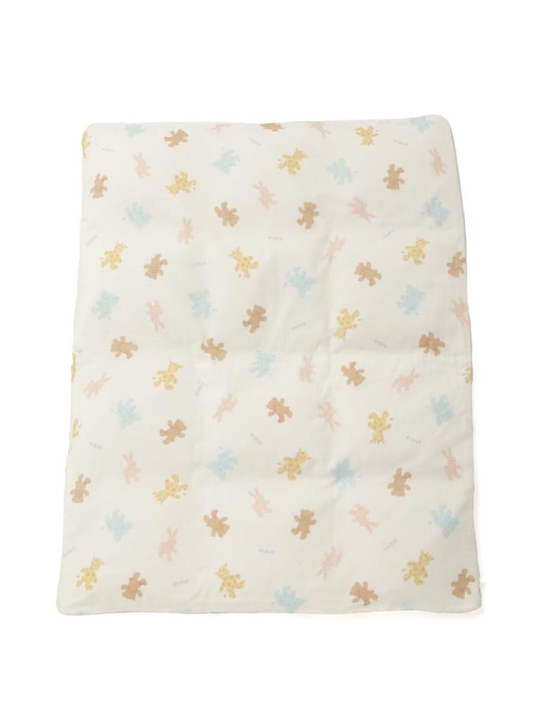 Gelato Pique Sleep BABY Plush Print Duvet Cover (PSGG259041) White/White (F)