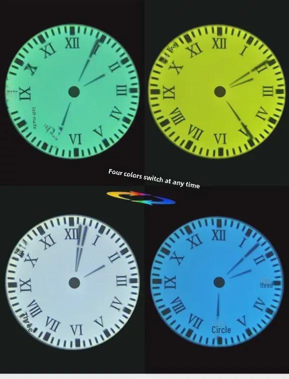 LED Projection Clock and Night Light: Large Character Display with Electronic Projection Lamp