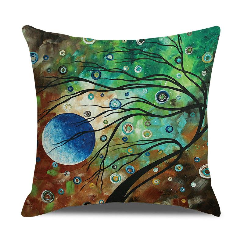 Printed Pillowcases, Linen Pillows, Sofa Pillows, Home Decoration Pillows