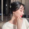 Earrings Cold Temperament Fashion Geometric Square Crystal Glass Stud Earrings