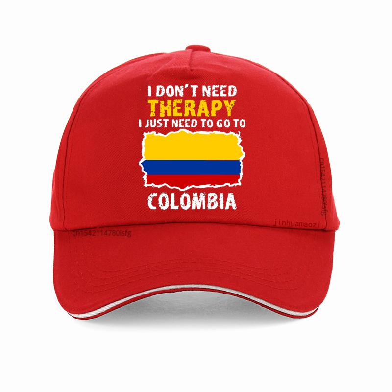 

Funny Colombia Flag hat printing Graphic Cotton Adjustable Baseball Cap Summer Style Unisex Women Golf Snapback Hats Adjustable
