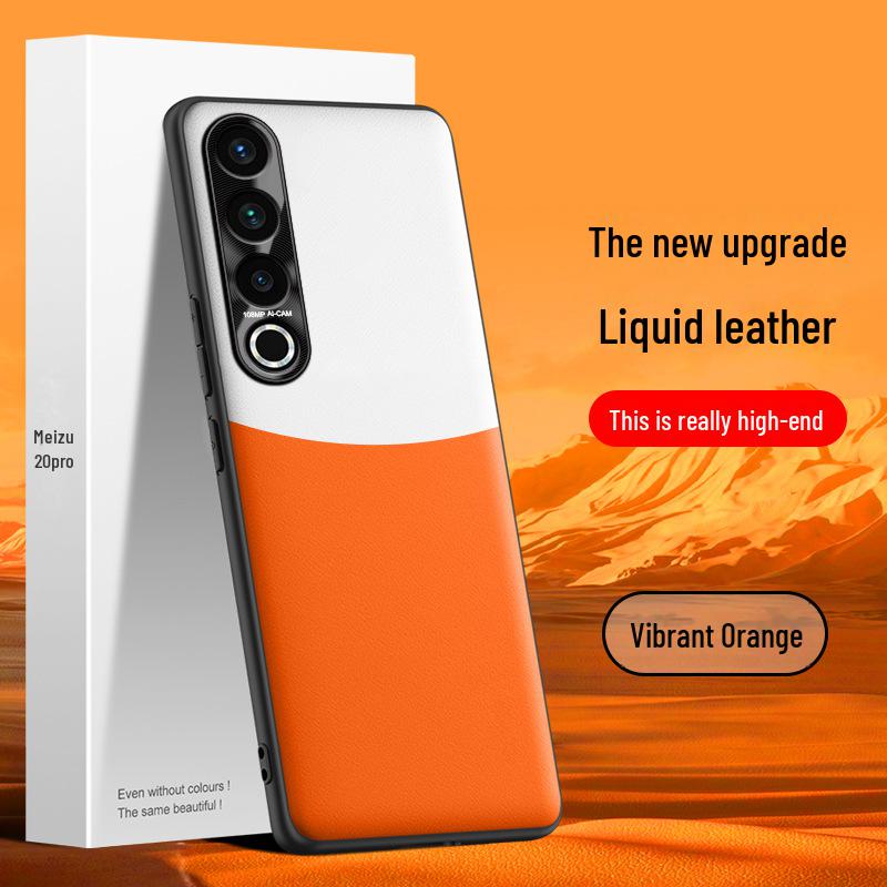 Meizu 20pro Liquid Leather Anti-Fall Protective Case - One Piece