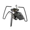 COOLCAMP Portable Folding Camping Stove, Black Spider Cassette Gas Stove for Outdoor Barbecue Cookware