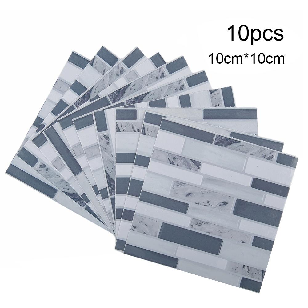 3D Tile Stickers Epoxy And Plastic Home Humidity Resistant