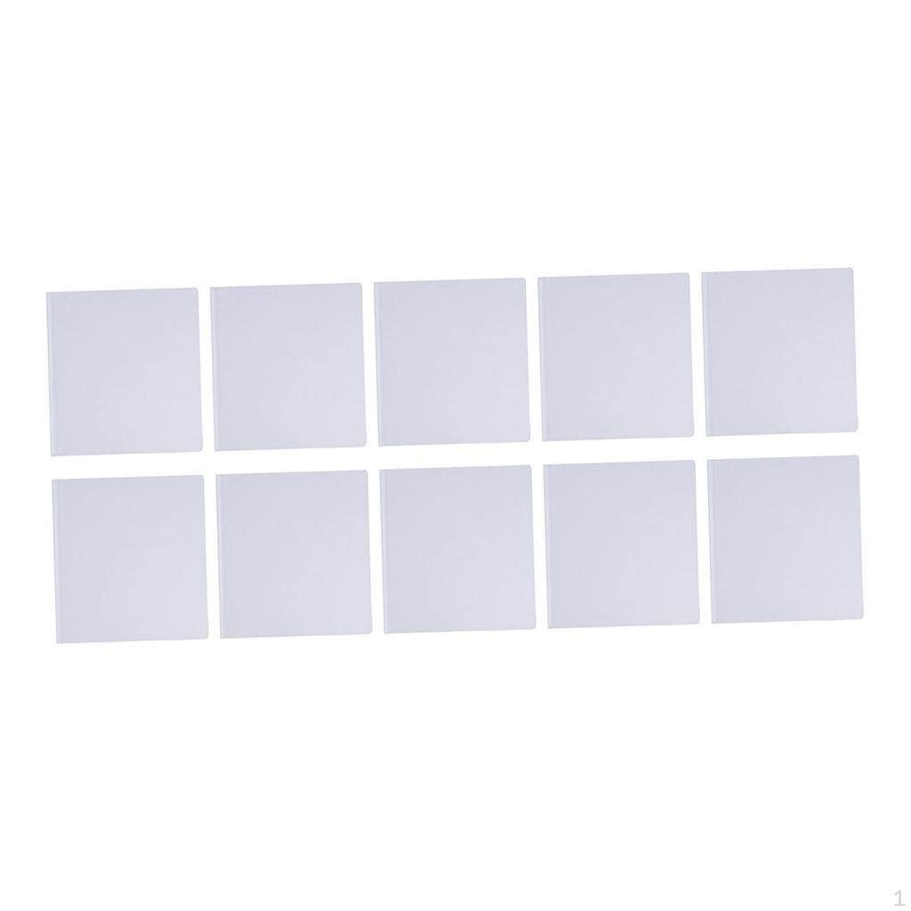 10 Blank Hardcover Notebooks for Children, Unlined Pages, Portable And Practical DIY White