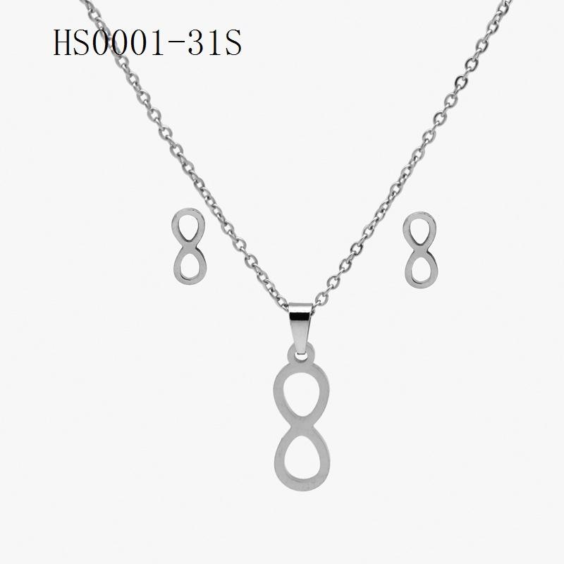 1 комплект элегантных женских подвесных ожерелий с подвесками и серьгами для пирсинга — фото 28