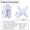 28W Fan Shape LED Bulb E27 LED Lamp Foldable 220V 110V Light Bulbs For Home Living Room Warehouse Garage Ceiling Light KTY