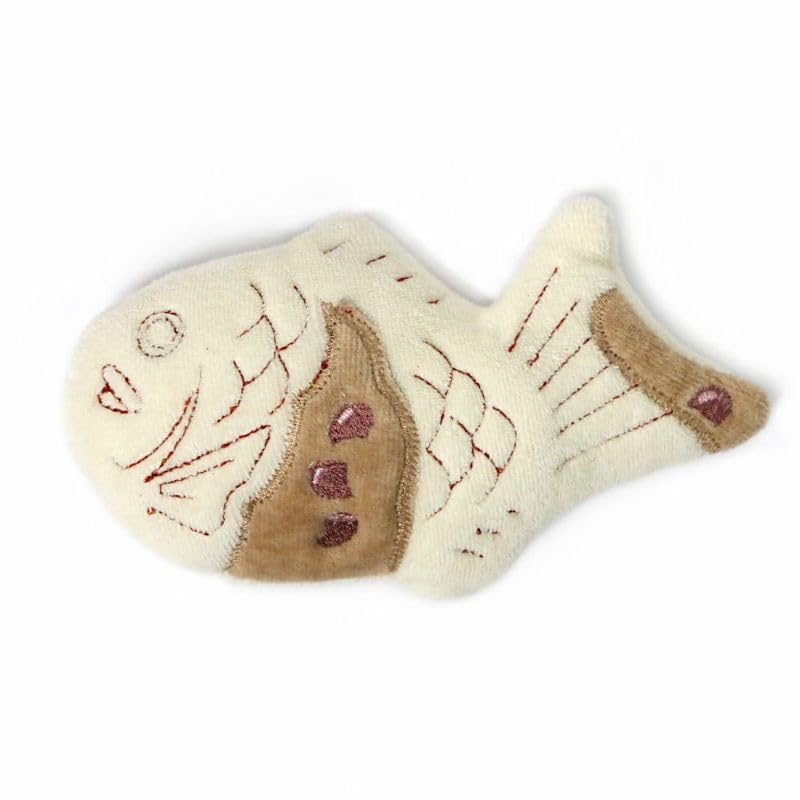 

Iori Taiyaki Organic Niginigi Bell Baby Toy, сделанная в Японии ИГРУШКА-УЛЫБКА белый