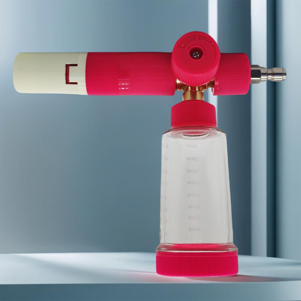 100ml Pressure Washer Gun with 1/4 Inch Quick Connector Car Wash Foam Sprayer Adjustable Foam Spray Pot for Cleaning Cars SUVs