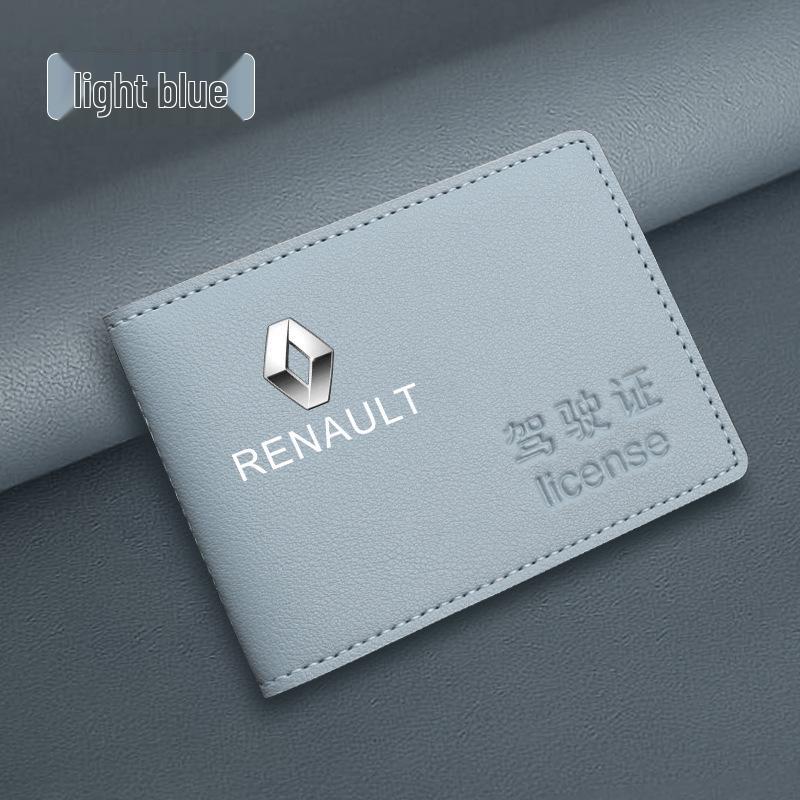 Renault E-Nol Espace Koleos Kadjar Kaptur Leder Kennzeichen- & Fahrzeugdokumentenmappe