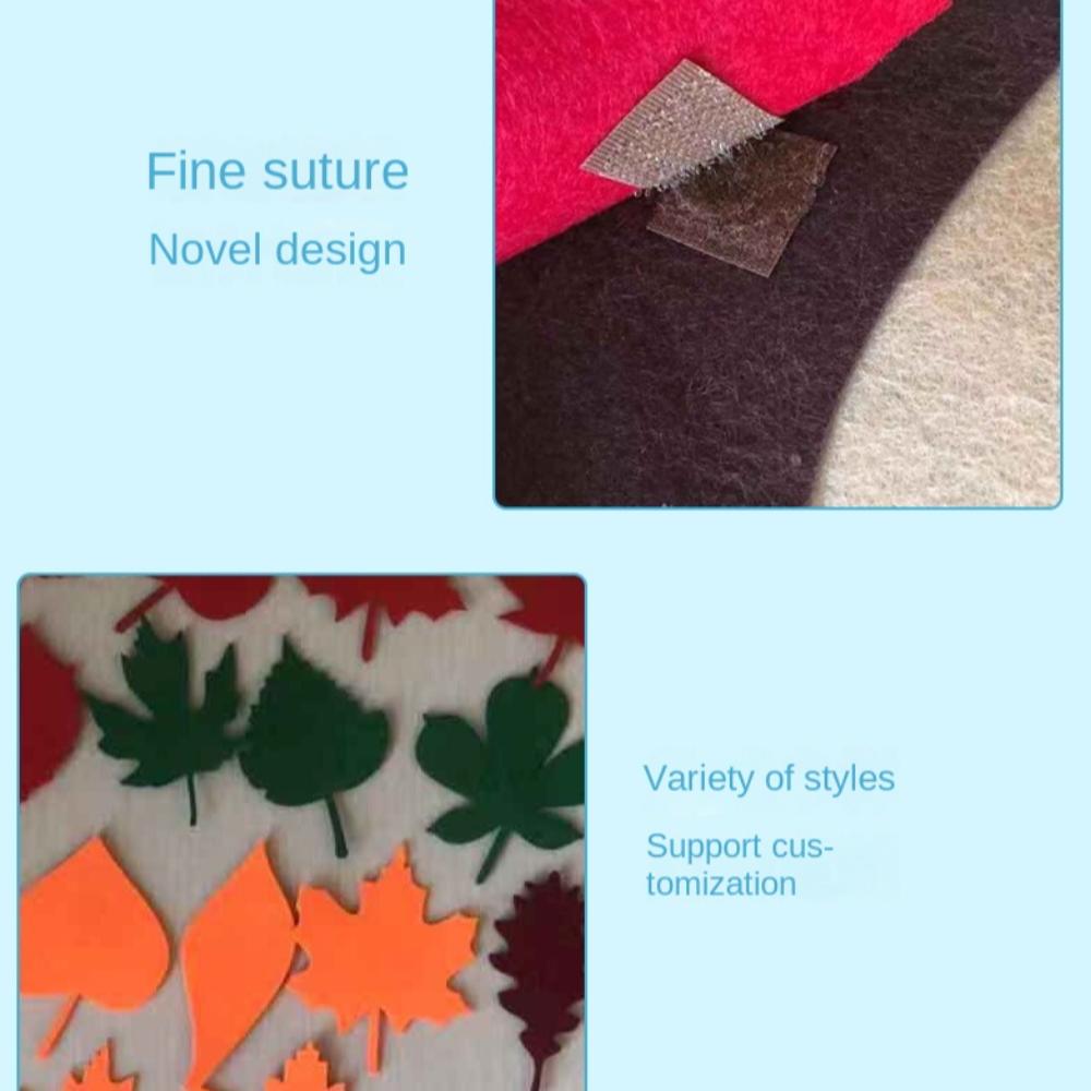 Thicken Felt Fall Tree Craft Kit Thanksgiving Education Toy New Montessori Busy Board  for Kids