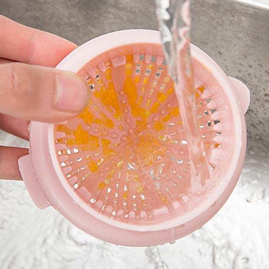 Manual Juicer 450ml Compact Container Non Slip Stable Base Portable Citrus Squeezer for Lemons Limes Oranges Easy to Clean Friendly Kitchen Tool