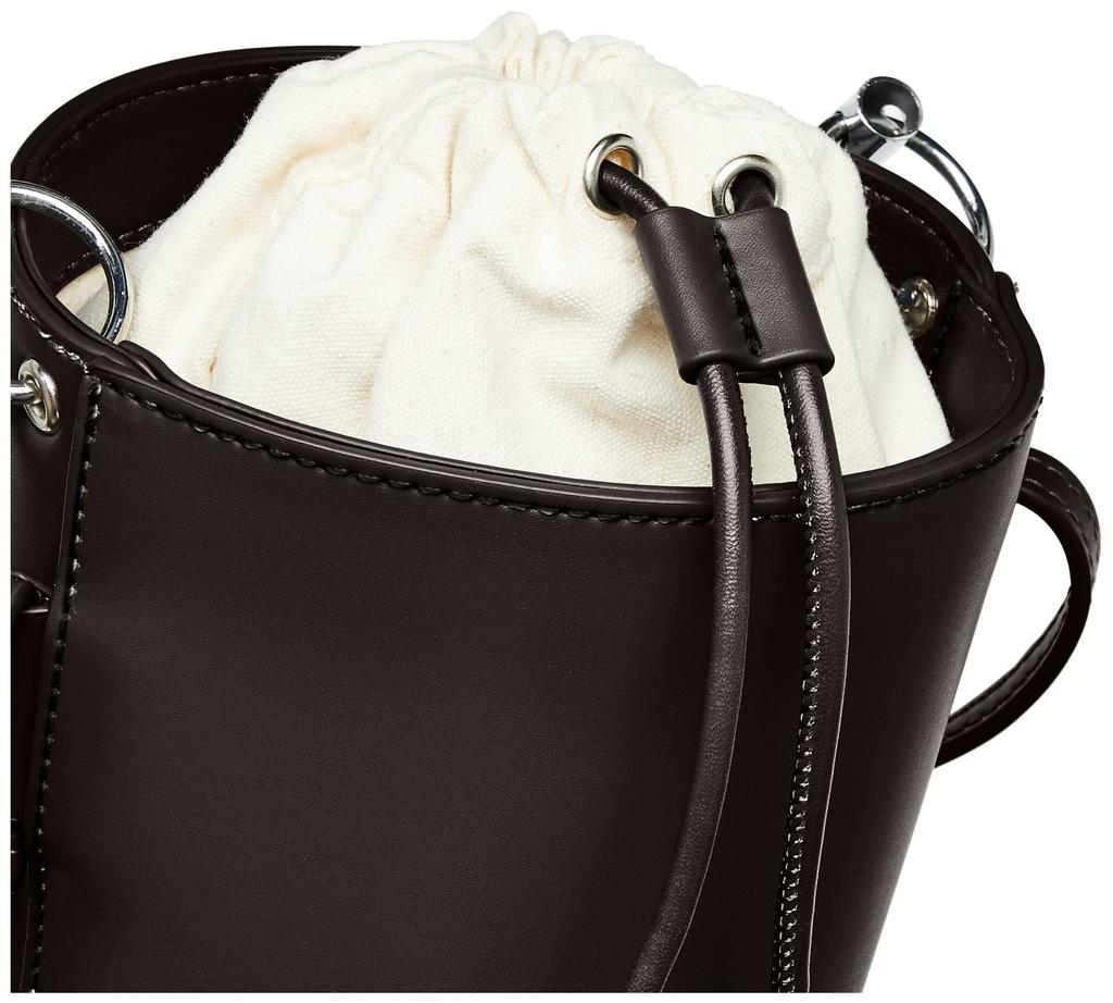 FRAY ID. Damen Metallgriff Eimer Tasche FWGB214318, Schwarz