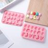 Easter Chocolate Candy Molds Cartoon Rabbit  Silicone Mold For Gummies Jello Ice Cube Jelly Chocolate Cake Decoration Supplies