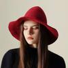1pc Women's Halloween Witch Hat, Foldable Knitted Pointed Wizard Hat ,Suitable For Halloween Activities Winter Vampire Costume