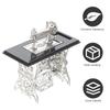 Mini Sewing Machine House Furniture Machines Toy Room Micro Model Alloy Pedal Tool Modeling Furnishings Toddler