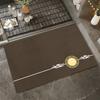 New Chinese style Door Mat Diatom Mud Bathroom Floor Carpet Water Absorbing Quick Drying Non Slip Kitchen Rug Home Decor Doormat