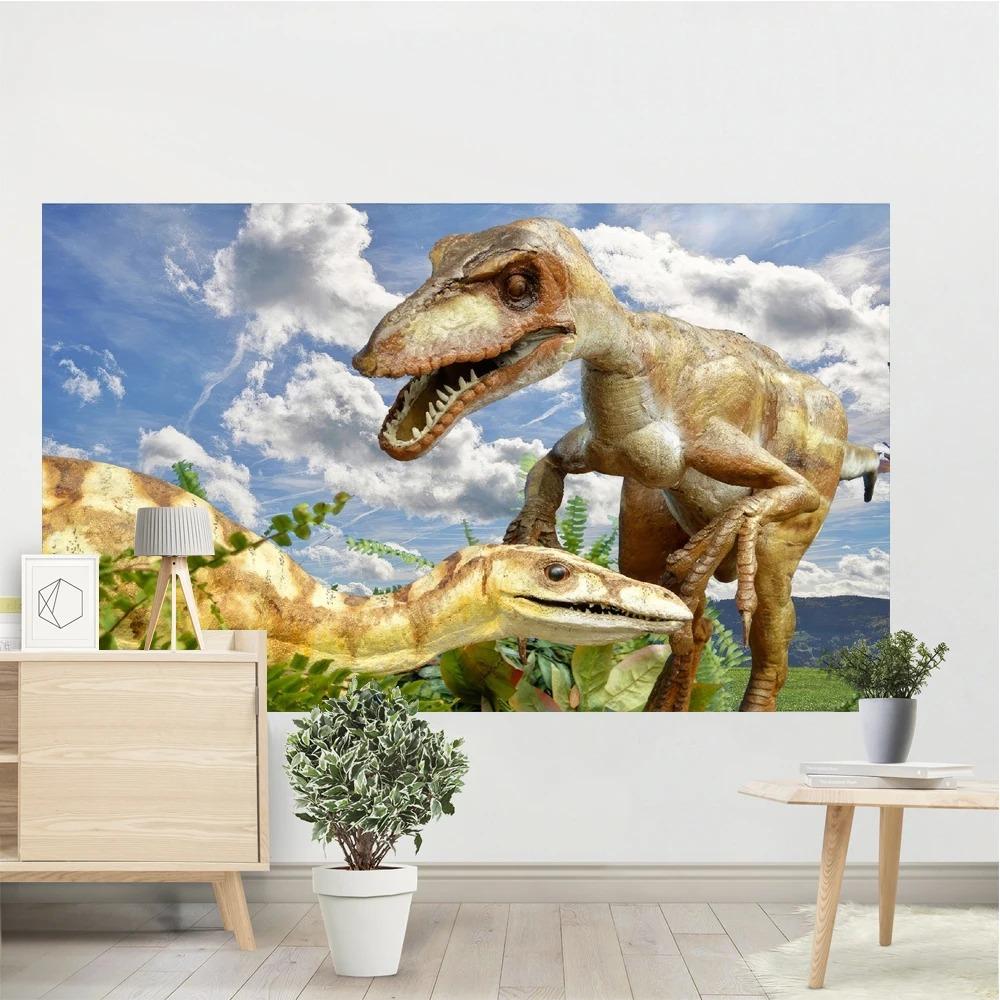 Парк динозавров Динозавр Гобелен Спальня Гостиная Гобелен Домашнее украшение стены — фото 4