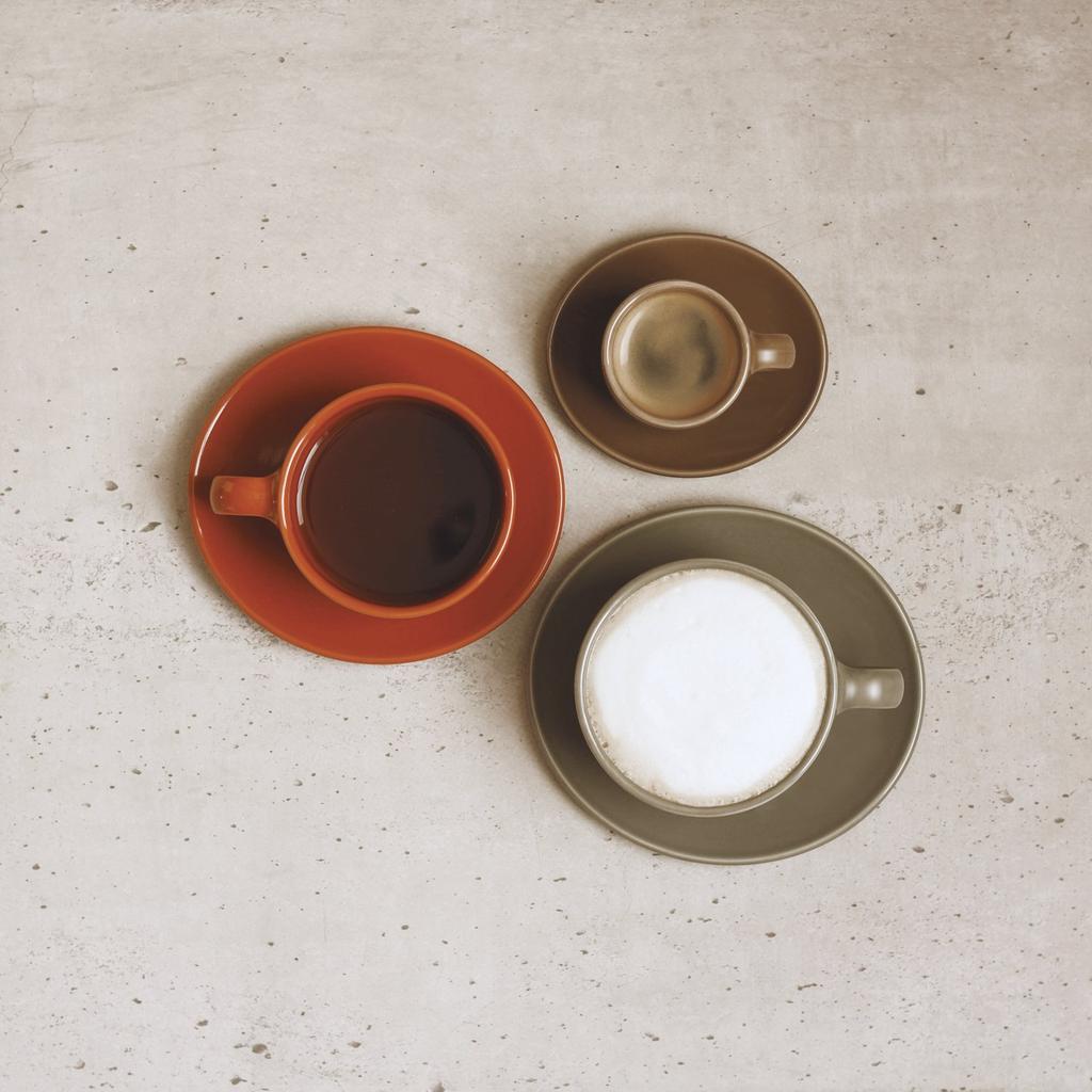 KINTO TOPO Cup & Saucer, 80ml, White, 26545