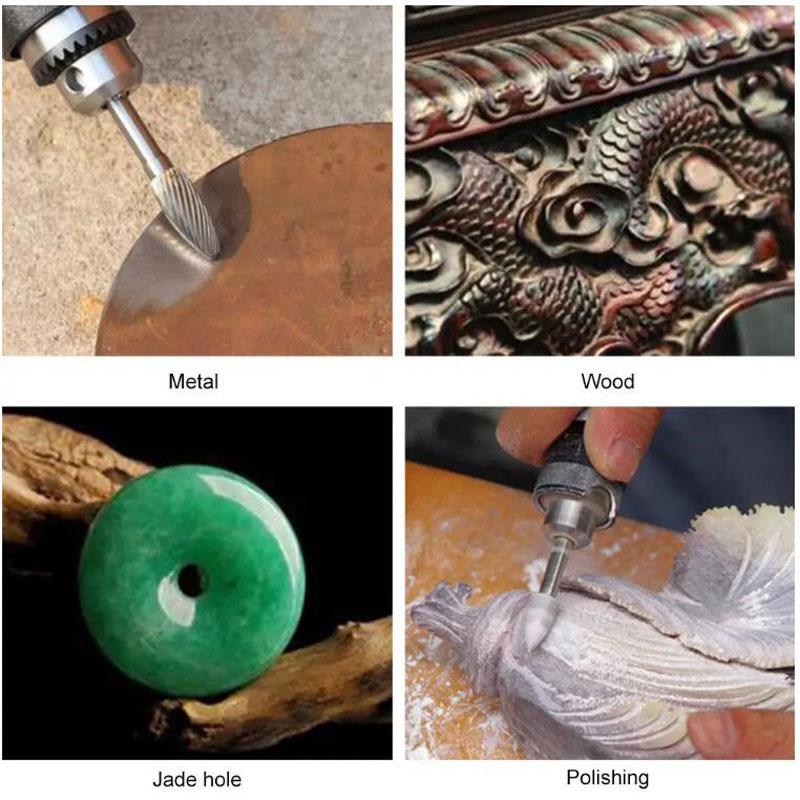 Engraver Flexible Shaft 6mm Flex Shaft Handpiece Power Tool Electric Drill Handle Chuck Separate Mini Grinder Accessories