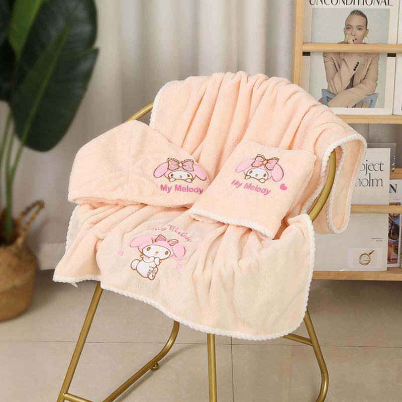Cartoon Pink Rabbit Coral Fleece Absorbent Bath Towel - Soft, Non-Shedding Face Wiping Towel Towel 30*60cm розовый