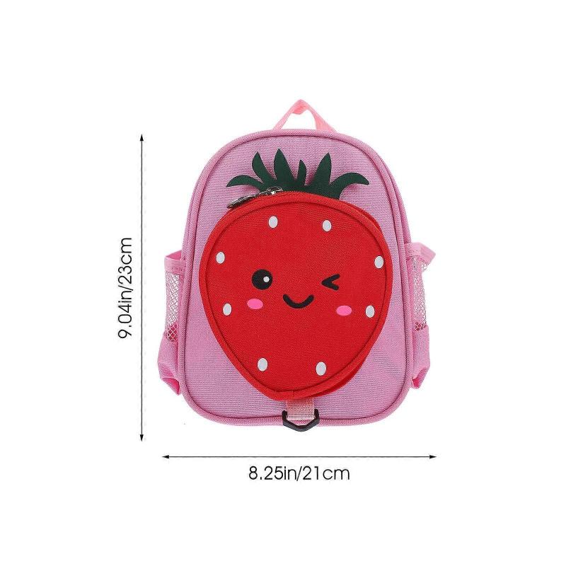 Backpack for Kids Kids Fashion Backpack for Storage 3Pcs Pink Cartoon
