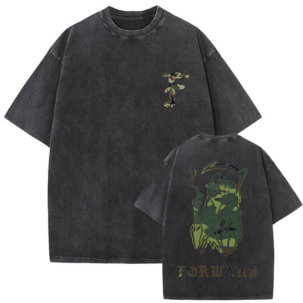 Forward Observations Group Run Military Vintage Washed Tshirt Men Women Casual Funny Tshirt Mens Fashion Oversized Tshirts