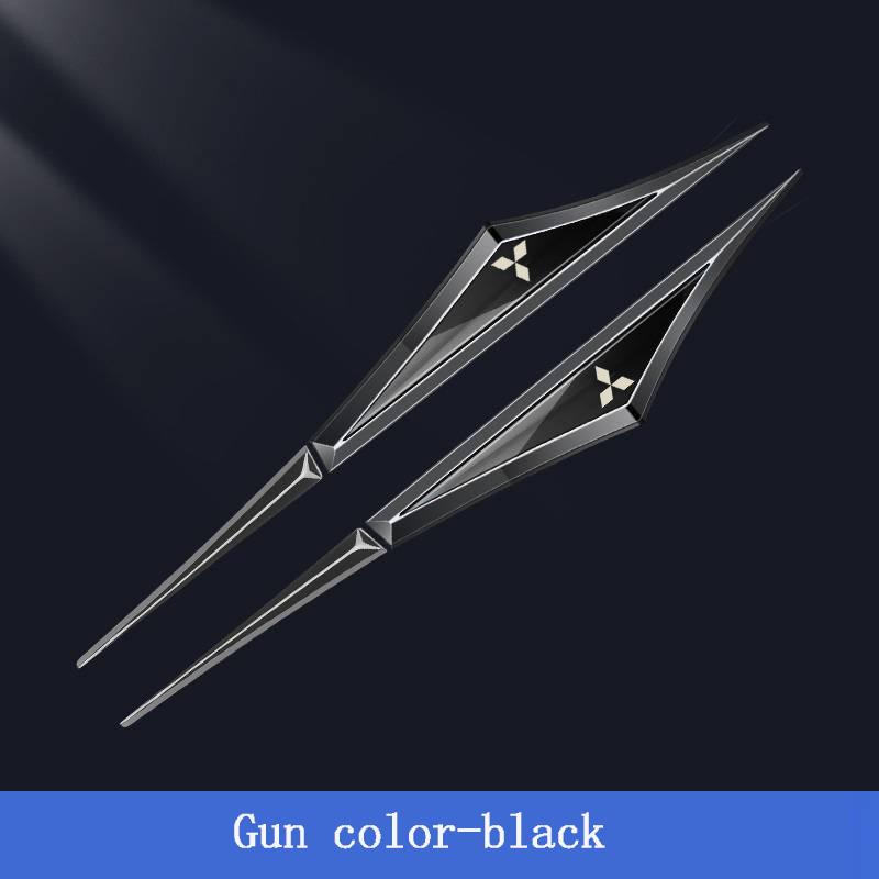 

Car Metal Blade Fender Logo Sticker For Mitsubishi Outlander L200 Eclipse Cross Triton ASX EVO Lancer Mirage Pajero Attrage