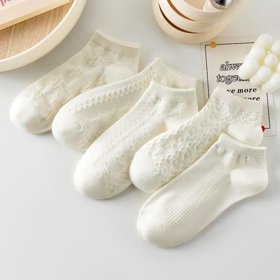 Spring-Summer Breathable Anti-Odor Cotton Ankle Socks for Men & Women