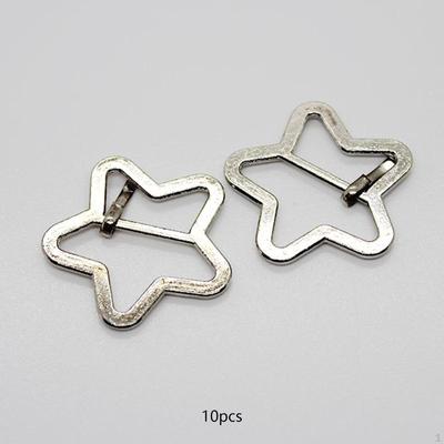 10x Boucle Anneau Métal Alliage Robuste Ceinture pour Sac